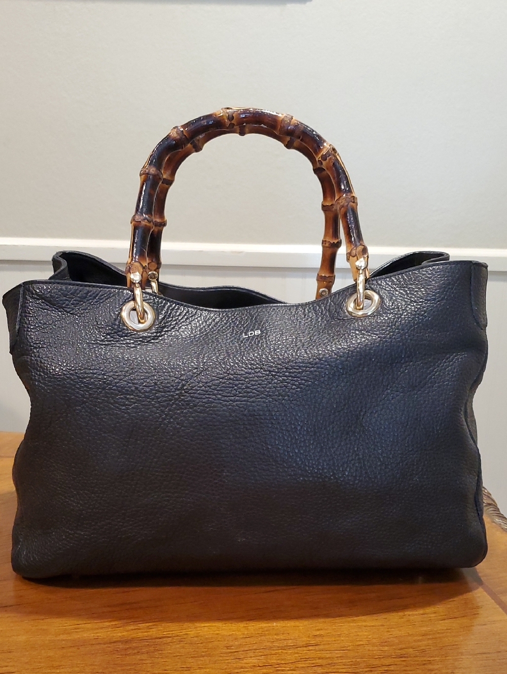 Mark & Graham Elisabetta Slouch With Bamboo Handles